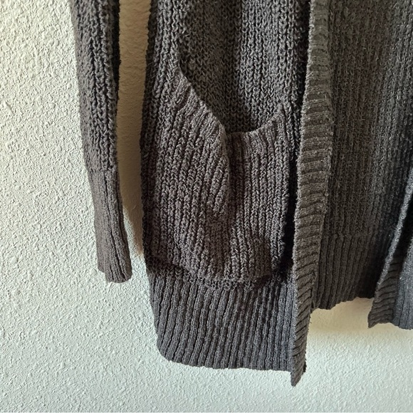 America Eagle Outfitters Women’s Knit Cardigan Small Brown Longline Witchy Fall - Picture 10 of 12
